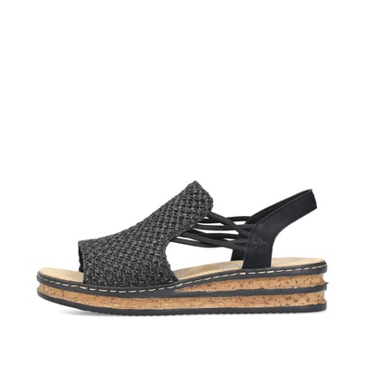 Rieker Femme Sandales compensées