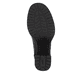 Schwarze Rieker Pumps Y4150-01 mit Deko-Kette sowie der Komfortweite G. Schuh Laufsohle.