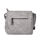 Sac Ã  main Rieker H1481-42 en gris avec compartiment intérieur, fermeture éclair et poche pour téléphone portable. Verso.