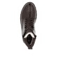 Schwarze Rieker Herren Schnürstiefel 32205-25 mit wasserabweisender TEX-Membran. Schuh von oben.
