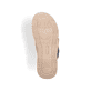 Blaue Rieker Herren Pantoletten 21384-14 mit der Komfortweite G. Schuh Laufsohle.