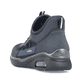 Weiße Rieker Damen Sneaker Low M5520-91 mit einer strapazierfähigen Sohle. Schuh Außenseite gespiegelt.