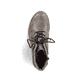 
Graugrüne Rieker Damen Schnürstiefel 77431-54 mit Schnürung und Reißverschluss. Schuh von oben