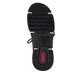 Braune Rieker Damen Slipper 45959-26 mit Gummizug sowie extra weicher Decksohle. Schuh Laufsohle.
