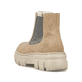 Beige Rieker Damen Chelsea Boots Z7465-60 mit einer flexiblen und ultra leichten Sohle. Schuh von hinten