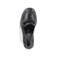 
Nachtschwarze Rieker Damen Pumps Y4150-00 mit Komfortweite sowie einem Blockabsatz. Schuh von oben