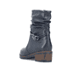 Graublaue Rieker Damen Chelsea Boots X9352-14 mit einer robusten Profilsohle. Schuh Innenseite