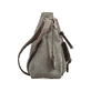 Sac à main Rieker H1340-54 en vert avec sangle décorative tressée, fermeture éclair et poche pour téléphone portable. Côté droit.