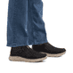 Schwarze Rieker Herren Kurzstiefel B1852-00 mit wasserabweisender TEX-Membran. Schuh am Fuß.