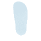 Blaue Rieker Damen Pantoletten W3250-12 mit flexibler und ultraleichter Sohle. Schuh Laufsohle.