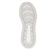 Weiße Rieker Damen Sneaker Low W2501-80 mit einer Schnürung. Schuh Laufsohle.