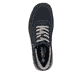 Blaue Rieker Herren Schnürschuhe 03030-14 mit Reißverschluss sowie Extraweite H. Schuh von oben.
