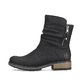
Graphitschwarze Rieker Damen Kurzstiefel Z6892-00 mit einer schockabsorbierenden Sohle. Schuh Außenseite