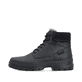 Schwarze Rieker Herren Schnürstiefel F5400-00 aus Glattleder mit Flip-Grip Sohle. Schuh Außenseite.