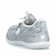 Mocassins Rieker multicolores pour femme L3252-91. Chaussure vue de l'arrière.