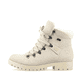 Nachtschwarze Rieker Damen Schnürstiefel 78531-00 mit einer robusten Profilsohle. Schuh Innenseite