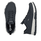 Dunkelblaue Rieker Herren Schnürschuhe 35503-15 mit der Komfortweite G. Schuh von oben, liegend.
