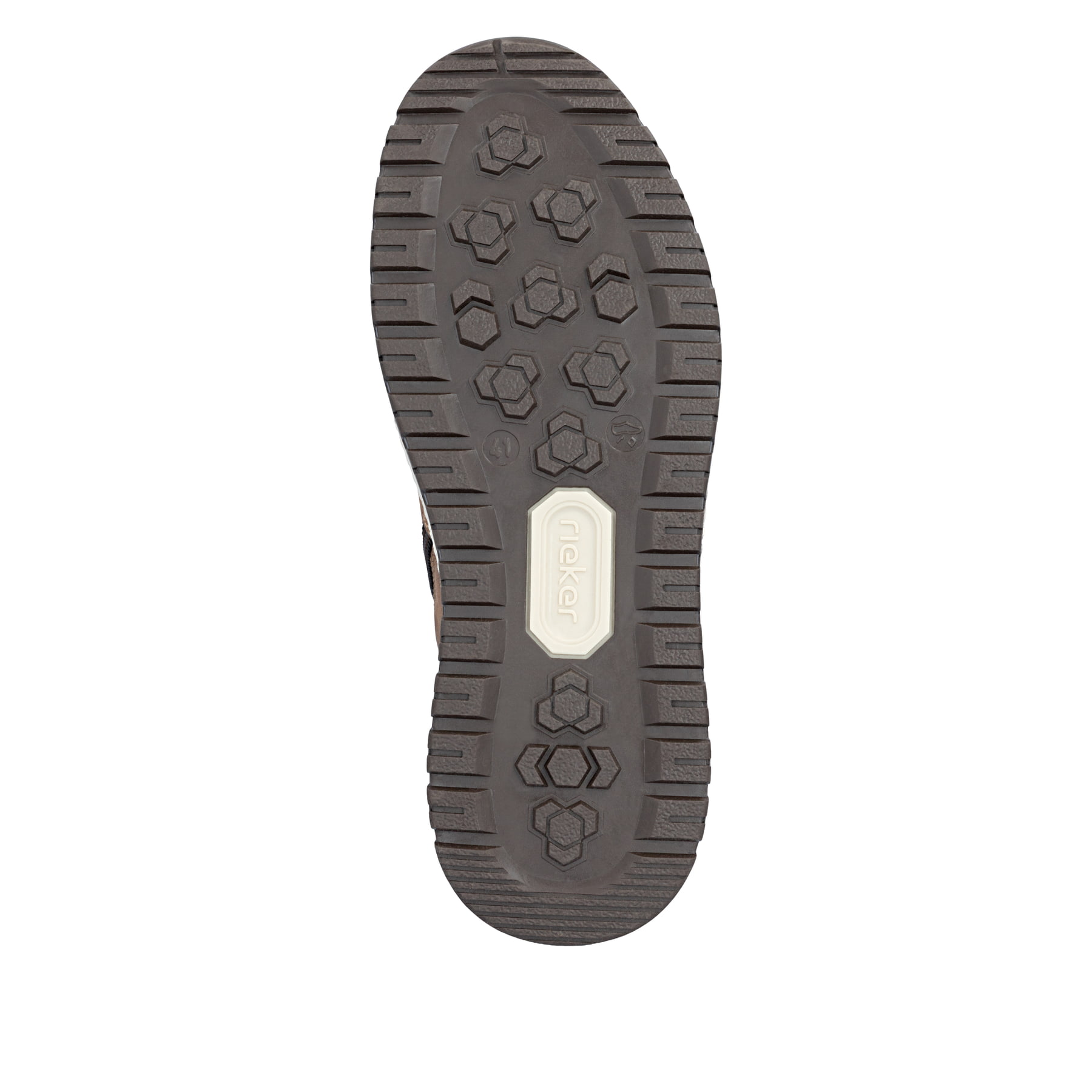 Braune Rieker Herren Schnürstiefel 38504-24 mit wasserabweisender TEX-Membran. Schuh Laufsohle.