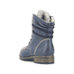 Asphaltschwarze Rieker Damen Stiefeletten 71675-01 mit Reißverschluss. Schuh Innenseite