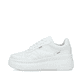 Weiße Rieker Damen Sneaker Low M7811-80 mit einer Schnürung. Schuh Außenseite.