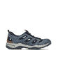 Blaue Rieker Herren Slipper 08065-17 mit einem Gummizug sowie der Komfortweite G. Schuh Innenseite.