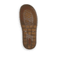 
Tiefschwarze Rieker Damen Slipper L8491-00 mit einer robusten Profilsohle. Schuh Laufsohle
