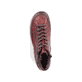 Rote Rieker Damen Kurzstiefel L7500-35 mit wasserabweisender RiekerTEX-Membran. Schuh von oben.