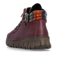 Rote Rieker Damen Schnürstiefel N1305-35 aus Glattleder. Schuh von hinten.