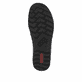 Mocassins Rieker noirs pour femme 48964-00 avec bande élastique. Semelle extérieure de la chaussure.