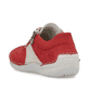 Rote Rieker Damen Schnürschuhe 52521-33 mit einem Reißverschluss. Schuh von hinten.