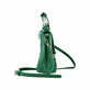 Rieker Handtasche H1605-54 in Grün mit Deko-Band, Reißverschluss, praktischen Schnappverschluss und unterteiltem Hauptfach. Rechtsseitig.