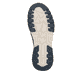 Mocassins Rieker bleus pour homme B9350-14 avec bande élastique. Semelle extérieure de la chaussure.
