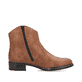 Nachtschwarze Rieker Damen Chelsea Boots 73464-00 mit Reißverschluss sowie Blockabsatz. Schuh Innenseite