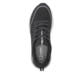 Schwarze Rieker Sport Herren Sneaker Low U4501-00. Schuh von oben.