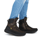 Braune Rieker Herren Schnürstiefel U0171-25 mit wasserabweisender TEX-Membran. Schuh am Fuß.