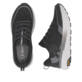 Schwarze Rieker Sport Herren Sneaker Low U4501-00. Schuh von oben, liegend.