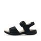 Blaue Rieker Damen Riemchensandalen 64588-14 mit trendigen Schnalle. Schuh Außenseite.