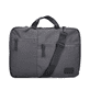 Sac pour ordinateur portable Rieker H5000-42 en gris avec grand espace de rangement, bandoulière amovible et fermeture éclair. Face avant.