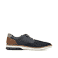 Blaue Rieker Herren Schnürschuhe 14442-14 mit der Komfortweite G 1/2. Schuh Innenseite.