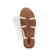 Grüne Rieker Damen Slipper 55960-52 mit Gummizug sowie extra weicher Decksohle. Schuh Laufsohle.