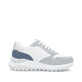 Weiße Rieker Damen Sneaker Low W2500-80 mit Schnürung sowie flexibler Sohle. Schuh Innenseite.