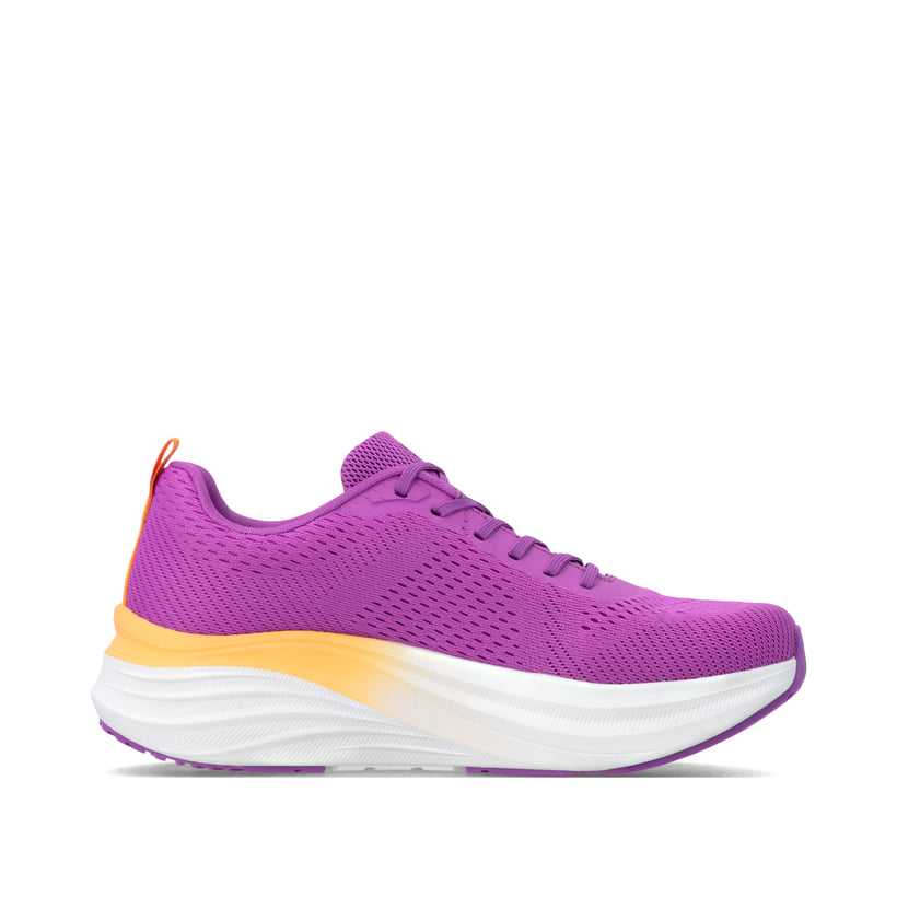 Rosa Rieker Sport Damen Sneaker Low W4101-30. Schuh Innenseite.