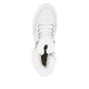 Weiße Rieker Damen Schnürstiefel W2174-80 mit wasserabweisender TEX-Membran. Schuh von oben.