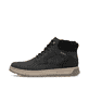 Schwarze Rieker Herren Schnürstiefel 37005-00 mit wasserabweisender TEX-Membran. Schuh Außenseite.