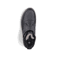 Schwarze Rieker Herren Kurzstiefel 03680-00 aus Glattleder. Schuh von oben.