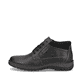
Graphitschwarze Rieker Herren Schnürschuhe 05102-00 mit einer leichten Sohle. Schuh Außenseite