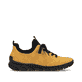 Sonnengelbe Rieker Damen Slipper 55073-68 mit einer schockabsorbierenden Sohle. Schuh Innenseite