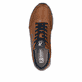 Braune Rieker Herren Schnürschuhe U0314-24 aus Glattleder mit Komfortweite G 1/2. Schuh von oben.
