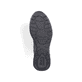 Weiße Rieker Damen Sneaker Low M5520-91 mit einer strapazierfähigen Sohle. Schuh Außenseite gespiegelt.