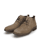 
Khakigrüne Rieker Herren Schnürschuhe 33206-26 mit Schnürung sowie einer Profilsohle. Schuhpaar schräg.